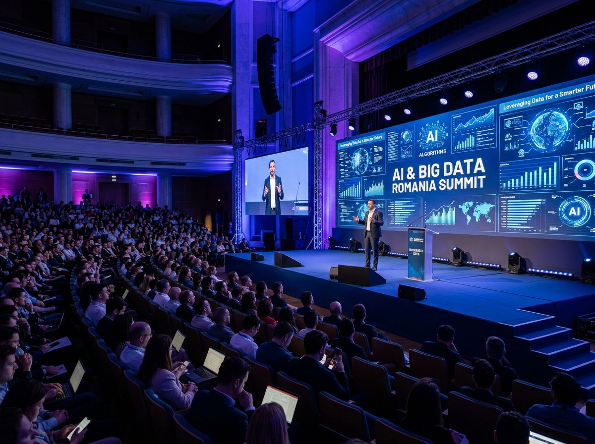 AI & Big Data Conference Romania stage