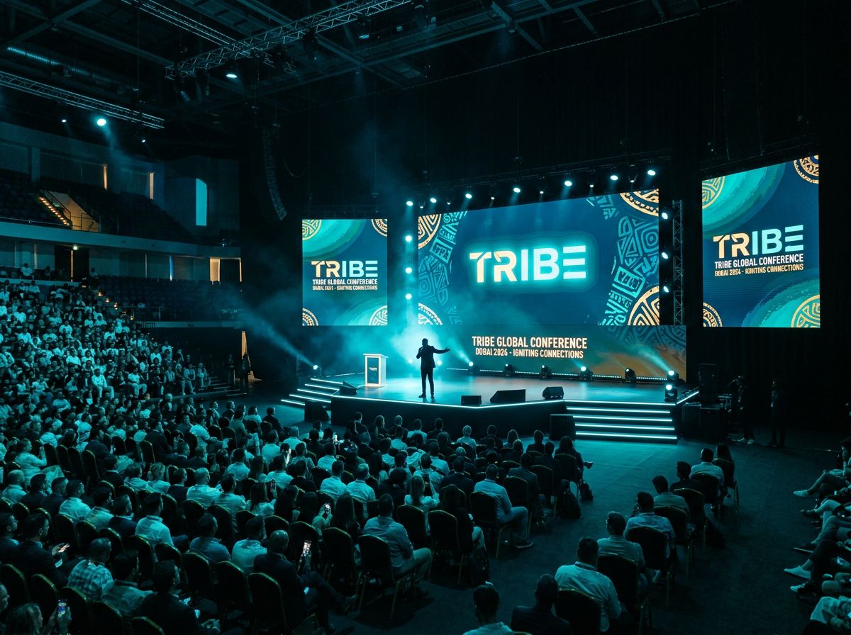Tribe by Khaleej Times conference stage